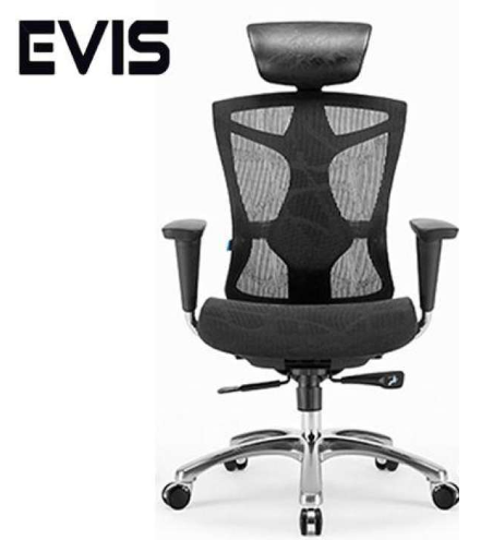 EVIS Ergonomic Chair - ErgoPro - 4D adjustable arm rest and 120 degree back tilt