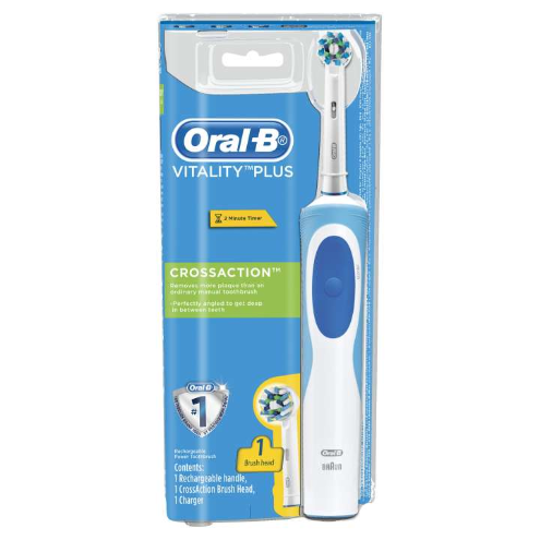 Oral-B Vitality Plus CrossAction Electric Toothbrush & Floss Action